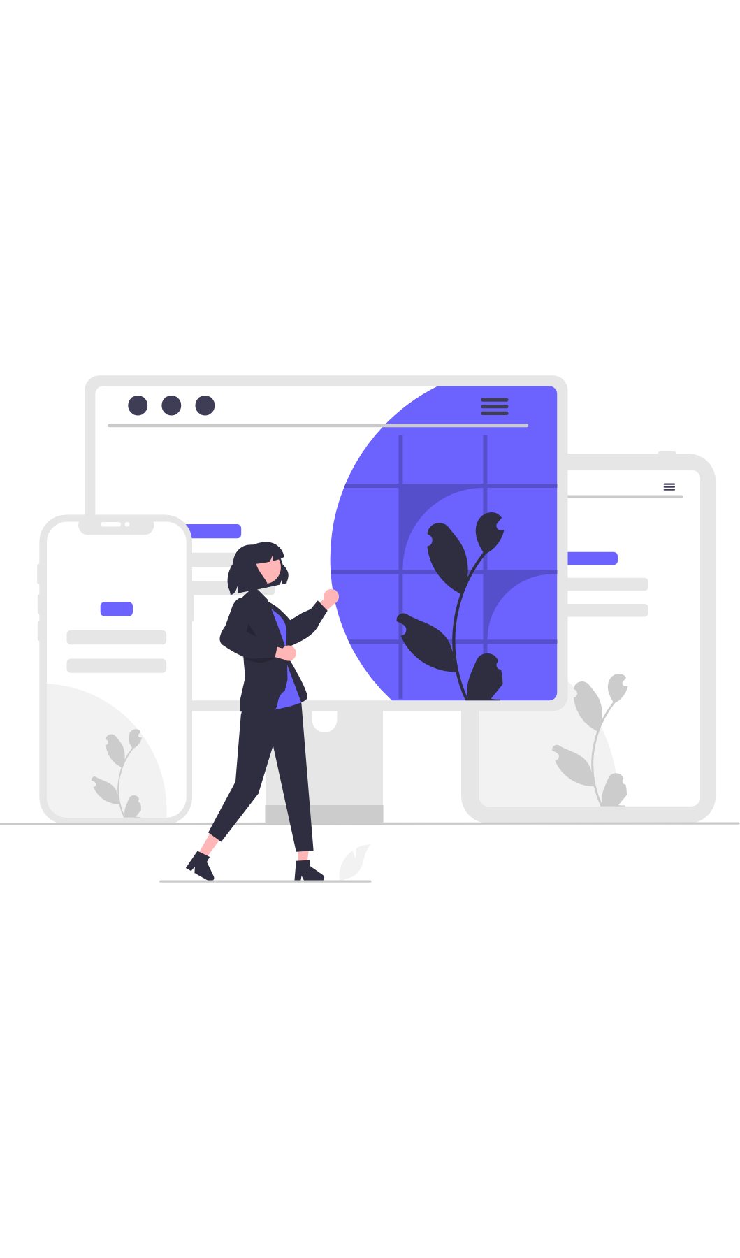 Web tasarım ve geliştirme sayfasında çözüm detaylarının bulunduğu alanda kullanılan grafik