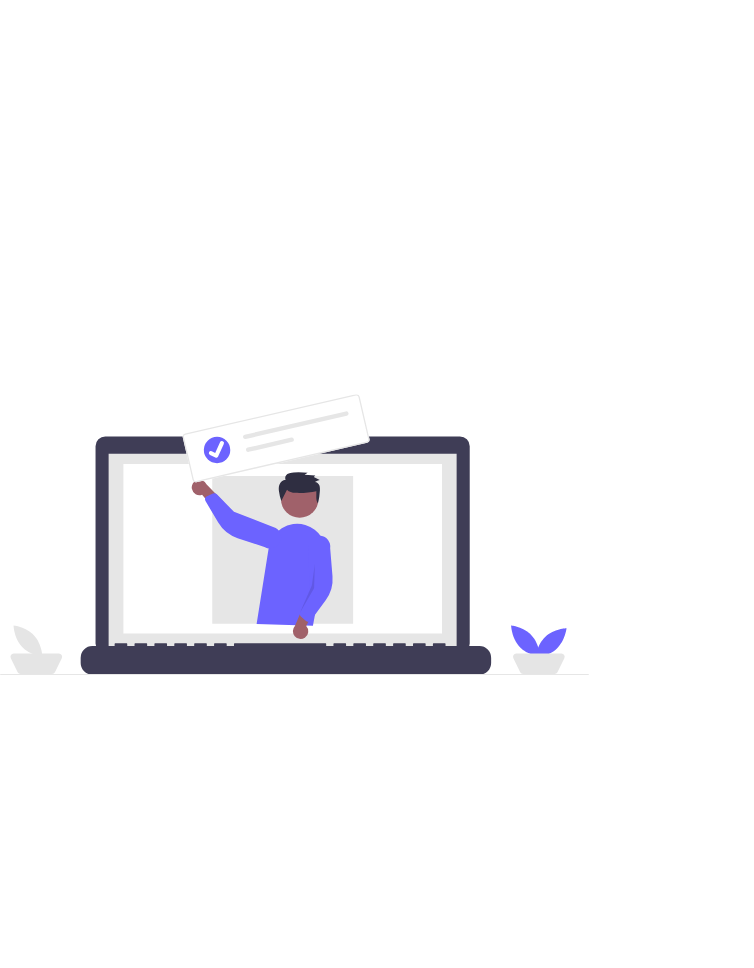 Google reklam çözümleri sayfasında raporlama ve sürekli gelişim aşamasını betimleyen illüstrasyon