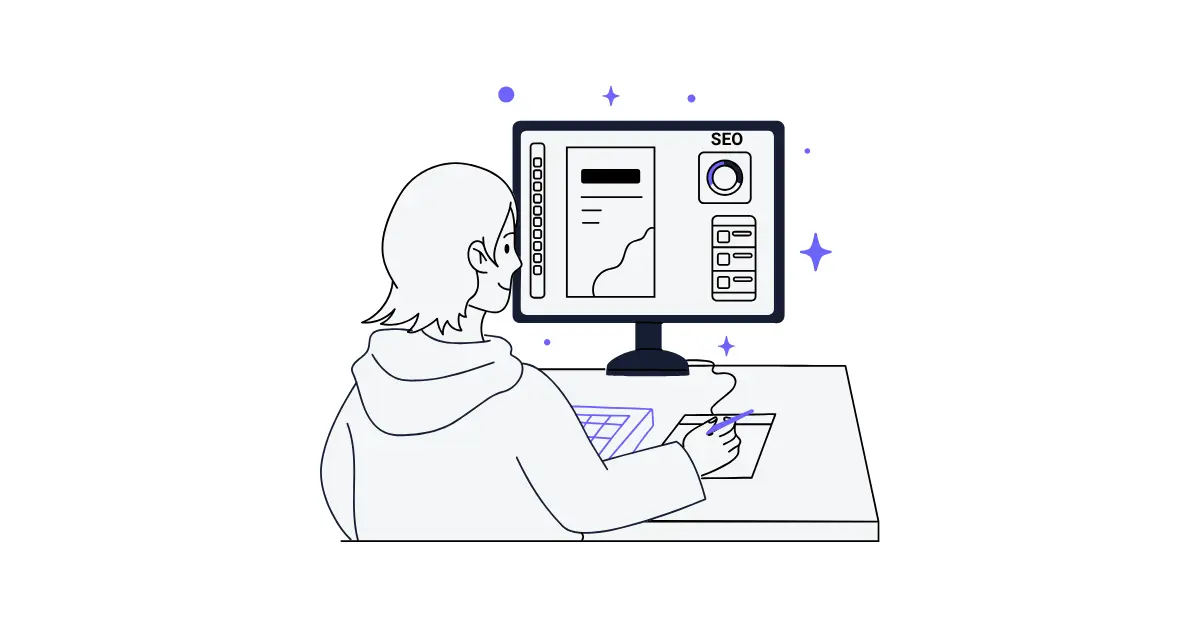 SEO uyumlu web sitesi tasarımı ve arama motoru optimizasyonu çalışması görseli