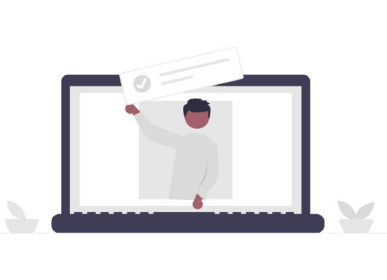 Google Reklamları (Google Ads) ile doğru hedef kitleye ulaşmayı ve bütçeyi verimli kullanmayı simgeleyen profesyonel figürü illüstrasyonu.