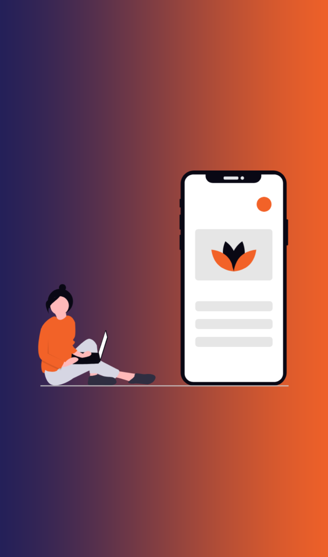 Kurumsal kimliğe uygun, hızlı, mobil uyumlu ve SEO dostu web sitesi tasarımı üzerinde çalışan profesyonel figürü illüstrasyonu.